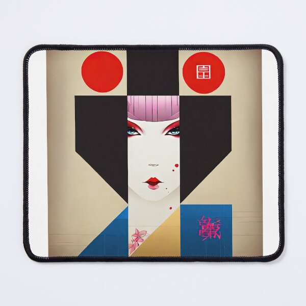 Item preview, Minimal Square Geisha 2 designed and sold by NeoAntique-Art.