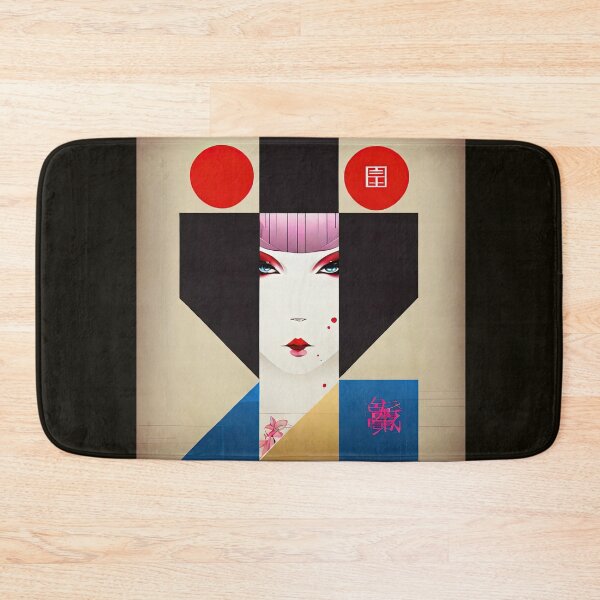 Item preview, Minimal Square Geisha 2 designed and sold by NeoAntique-Art.