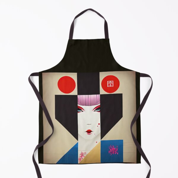 Item preview, Minimal Square Geisha 2 designed and sold by NeoAntique-Art.