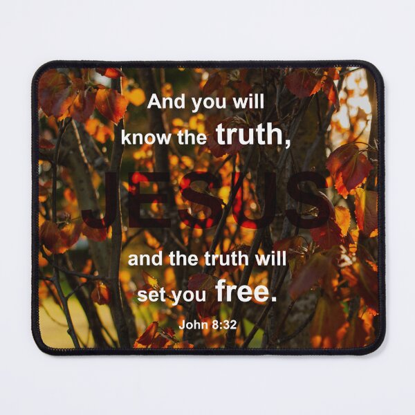 Item preview, John 8:32 in English designed and sold by NBiblePosters.