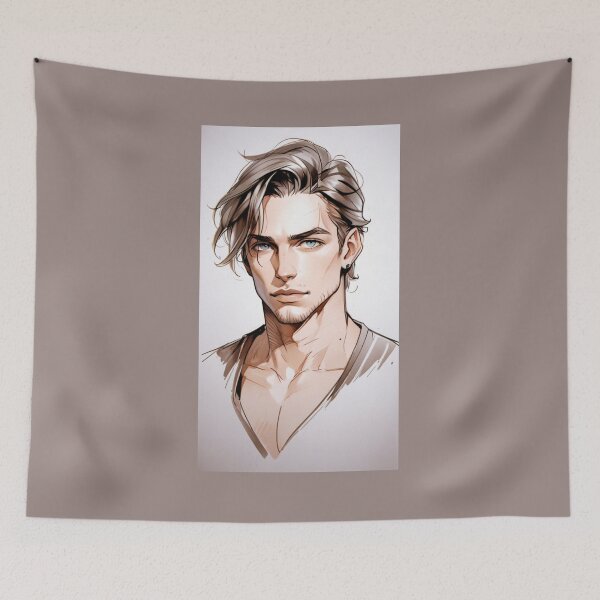 Item preview, Handsome Guy designed and sold by ArtCraftLab.