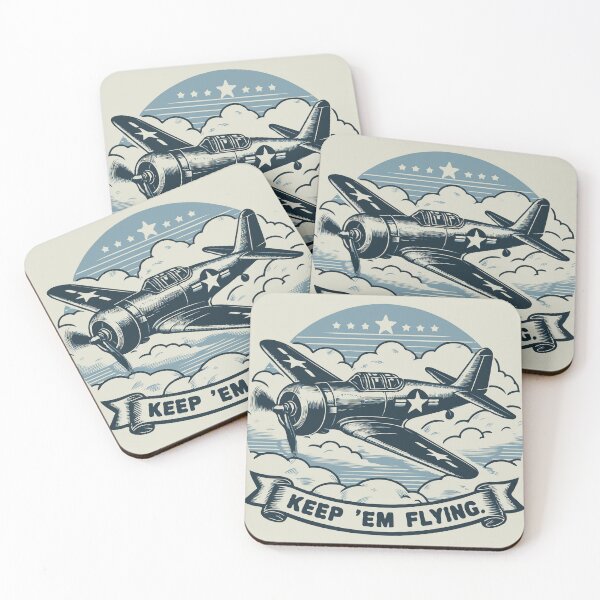 Item preview, Patriotic Warbird, Classic Aviation Art designed and sold by Creative Magia.