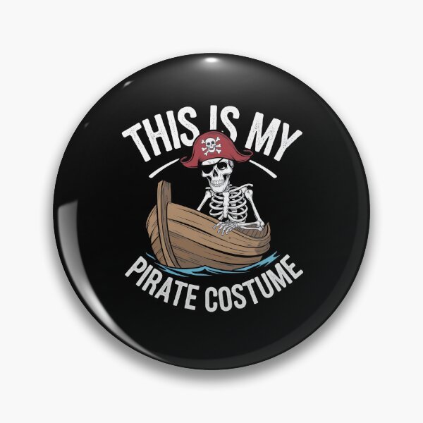 Item preview, This Is My Pirate Costume Skeleton Boat Halloween designed and sold by Hananiah Merch.