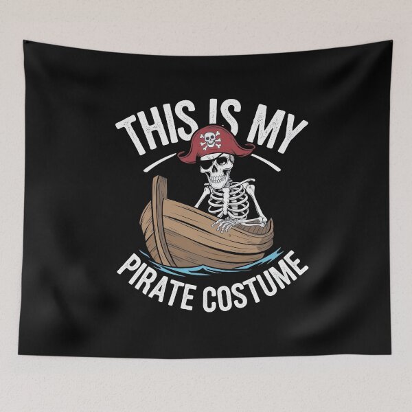 Item preview, This Is My Pirate Costume Skeleton Boat Halloween designed and sold by Hananiah Merch.