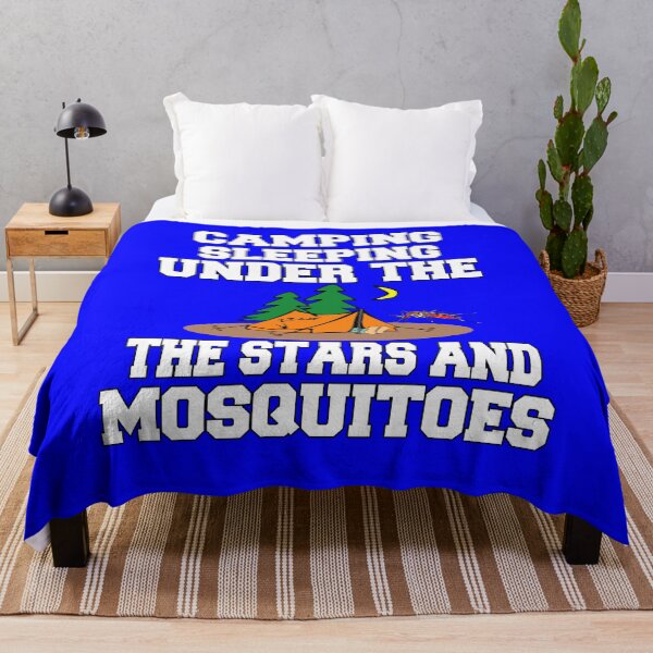 Item preview, Happy Camper Camping Sleeping Under The Stars And Mosquitoes designed and sold by fantasticdesign.