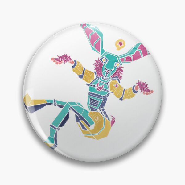 Artikelvorschau, Bunny Bot Sci-Fi-Illustration Retro-Design v.1 entworfen und verkauft von atcreateart.