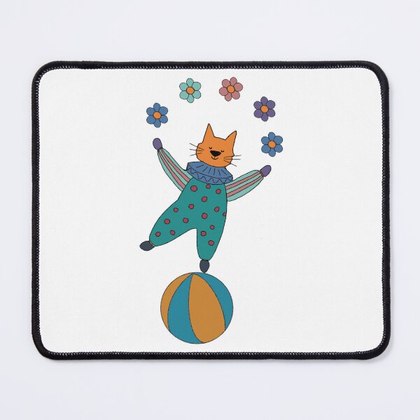 Item preview, Simon the circus cat - flower juggling acrobat designed and sold by Thecraftbus.