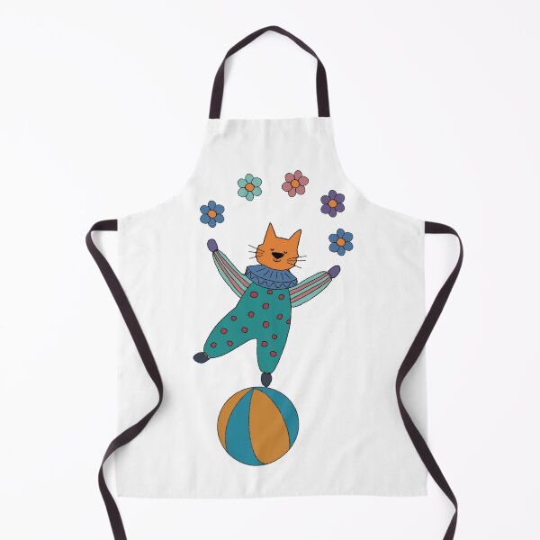 Item preview, Simon the circus cat - flower juggling acrobat designed and sold by Thecraftbus.