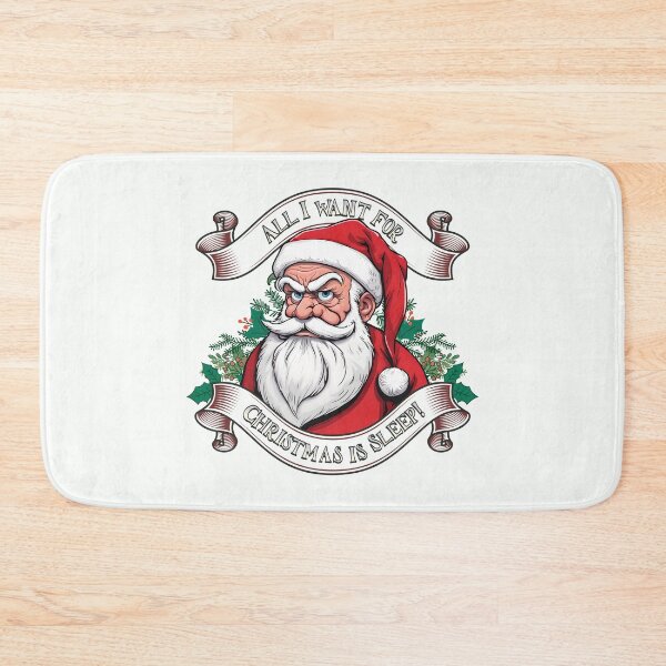 Item preview, Grumpy Santa Says, "All I Want for Christmas is Sleep!" designed and sold by ORuaircDesigns.