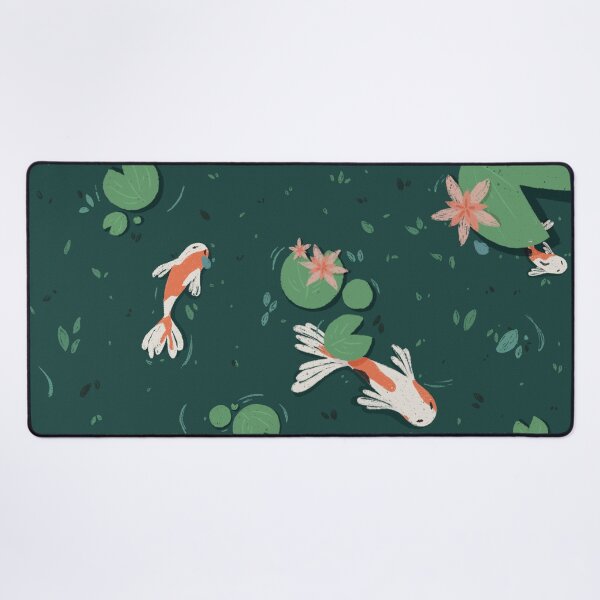 Japanese Yin And Yang Koi Carp Gaming Mouse Pad XL Non Slip Rubber Base Mousepad Stitched Edges Desk Pad Extended Large Mice Pad 31.5 X 11.8 Inch - View #9