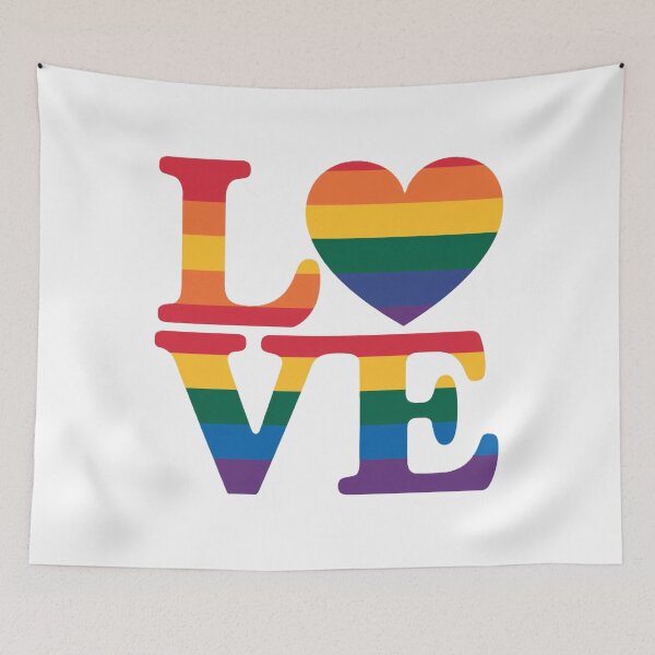 Item preview,  Rainbow Pride Love / Amor Orgulho Arco-Íris designed and sold by debbiebento.
