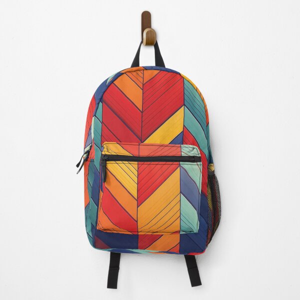 Item preview, A modern herringbone pattern design with bold, clean lines and colors. designed and sold by HEMRO.