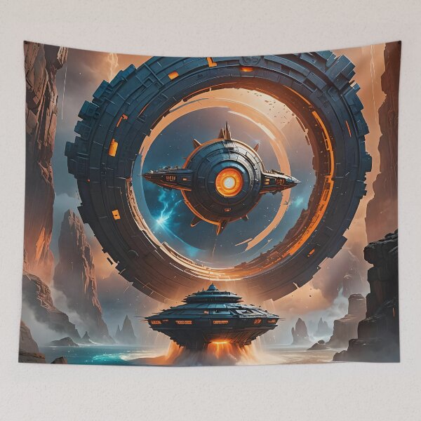 Item preview, The drone passes through the stargate designed and sold by Marcu Ioachim.