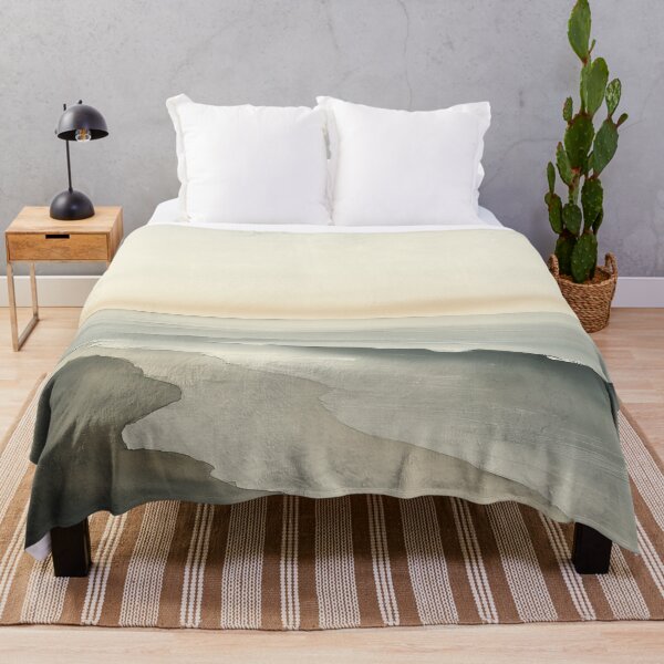 Item preview, Tranquil Evening Shoreline | Serene Beach Landscape designed and sold by solynneart.