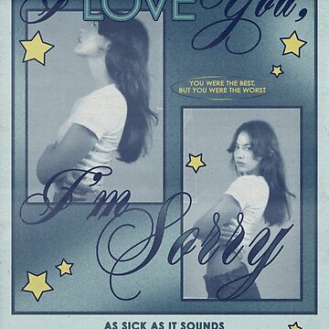 グレイシーエイブラムス - I Love You, I'm Sorry ポスター