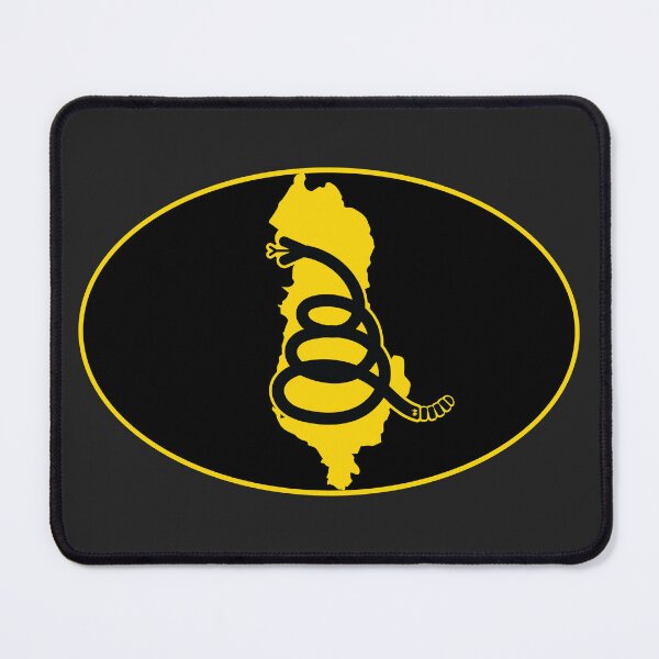 Item preview, ALBANIA - Freedom Is The Superpower - Modern Gadsden Snake Flag - Dont Tread On Me design designed and sold by pelagio.