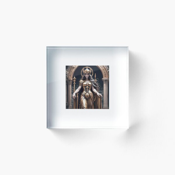 Item preview, Golden Athena: Goddess of Wisdom and War designed and sold by darksydemoon.