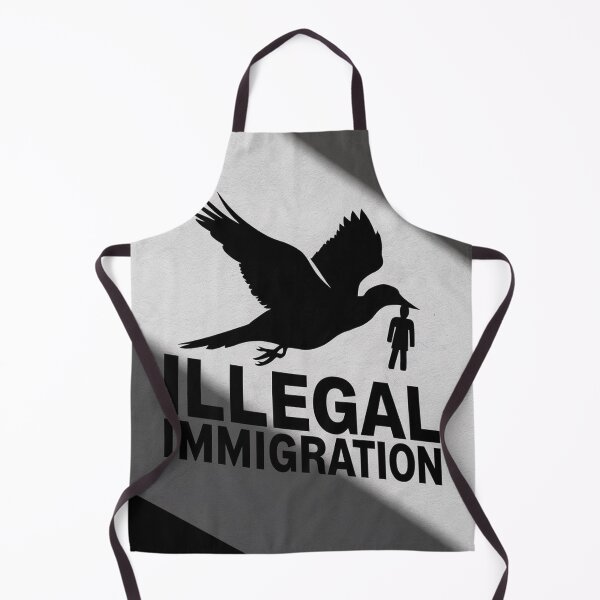 Item preview, illegal immigration logo designed and sold by Omar-mo24.
