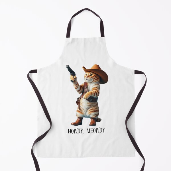 Item preview, Cowboy cat with cowboy hat and Howdy Meowdy designed and sold by GinnyGi.