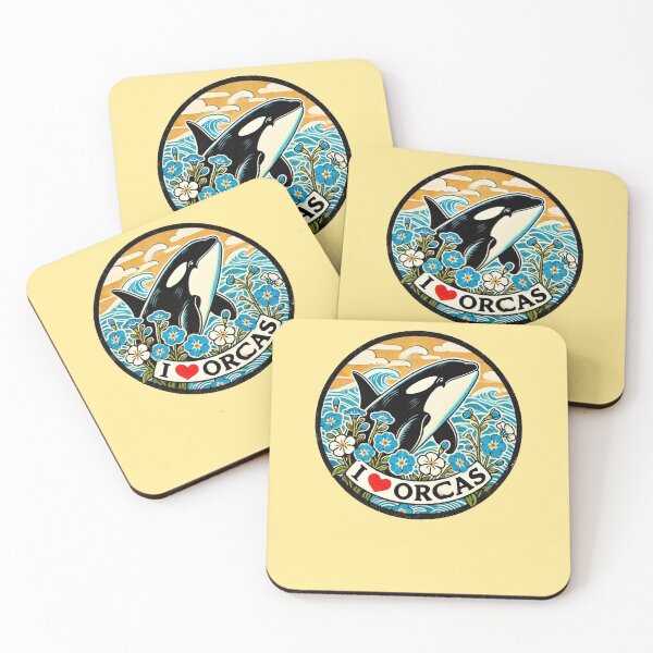 Item preview, I Love Orcas designed and sold by FrictionMaxxing.