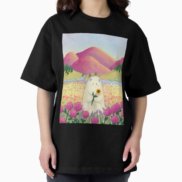 Item preview, Ghost in Flower Field with Sunflower designed and sold by art by mckenzie.