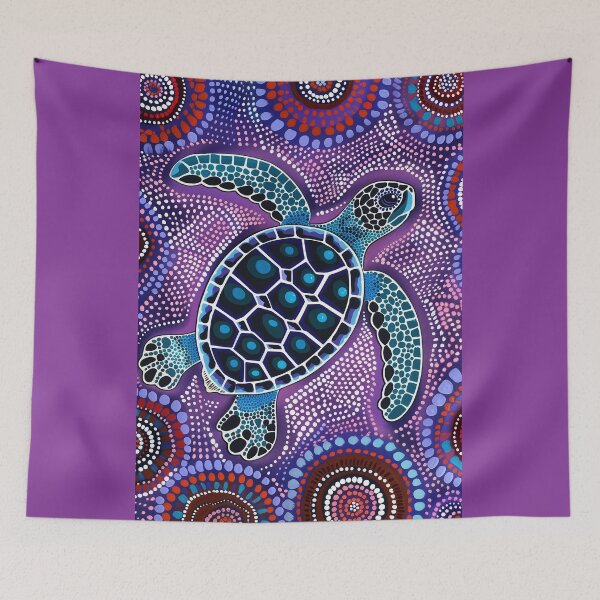 Item preview, Aboriginal Art Sea Turtle designed and sold by Nola Lee Kelsey.