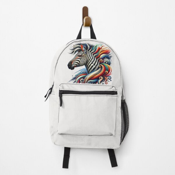 Item preview, Artistic Zebra with Colorful Mane designed and sold by Blink Art Studio.