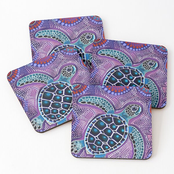 Item preview, Aboriginal Art Sea Turtle designed and sold by Nola Lee Kelsey.