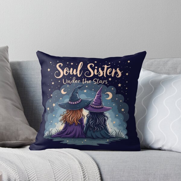 Item preview, Soul Sisters Under the Stars Magical Witchy Friendship Goals designed and sold by Trendsecne.