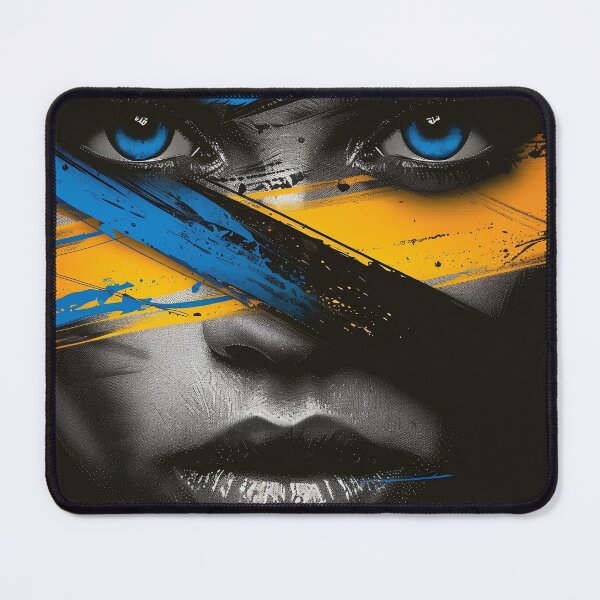 Item preview, Eyes of Blue - Stripes of Power designed and sold by Meyham-Designs.