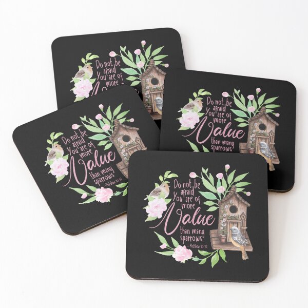 Item preview, You Are Of More Value Than Many Sparrows Matthew 10:31 designed and sold by amazingjoy.
