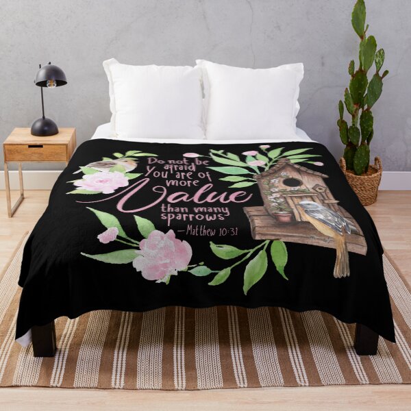 Item preview, You Are Of More Value Than Many Sparrows Matthew 10:31 designed and sold by amazingjoy.