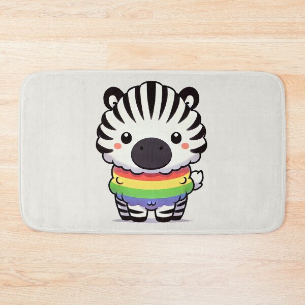 Item preview, Cute Zebra with a Colorful Rainbow Belly designed and sold by Blink Art Studio.