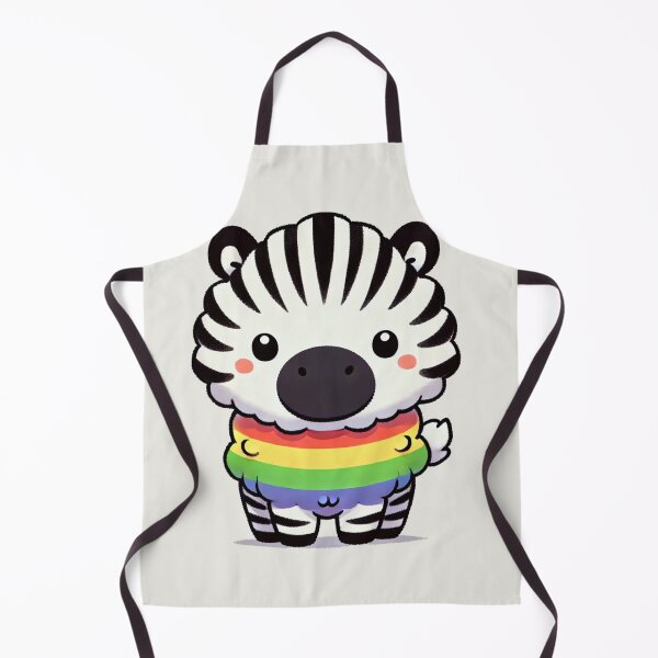Item preview, Cute Zebra with a Colorful Rainbow Belly designed and sold by Blink Art Studio.