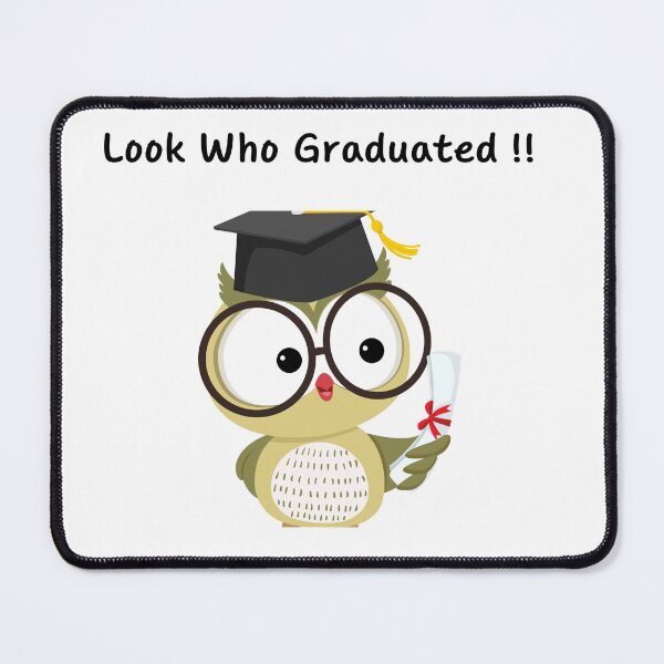 Item preview, Owl in Graduation Outfit - Unique Design for Graduation Celebrations designed and sold by Aya's Graphics.