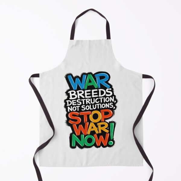 Item preview, Anti-War art - "War Breeds Destruction, Not Solutions" - STOP ANY WAR NOW! designed and sold by paulo silveira.