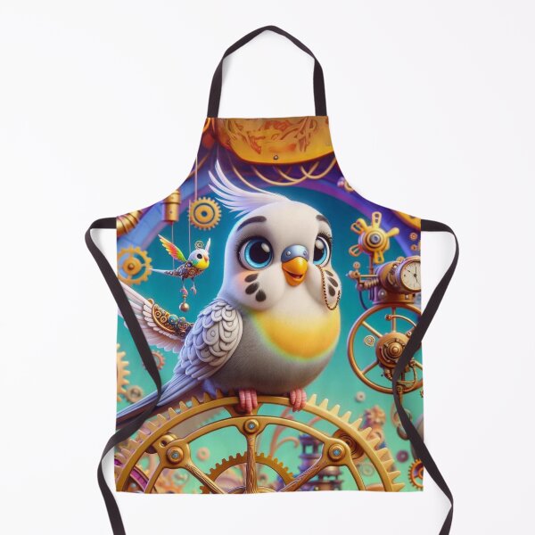 Item preview, Steampunk Budgerigar designed and sold by Sillytoe.