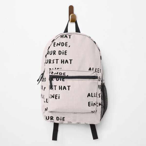 Item preview, "Alles hat ein Ende, nur die Wurst hat zwei." | German Phrases | Minimalist Design designed and sold by RM-Journey.