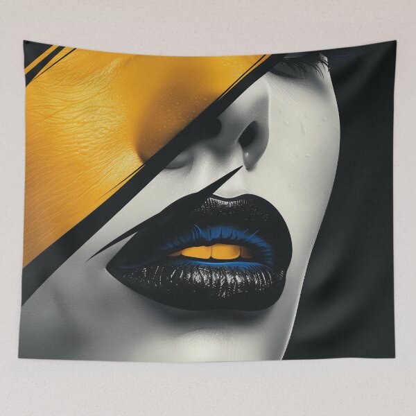 Item preview, Bold Expressions - Yellow & Blue designed and sold by Meyham-Designs.