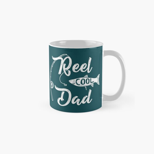 Reel Cool Dad Coffee Mug for Sale by birchandbark