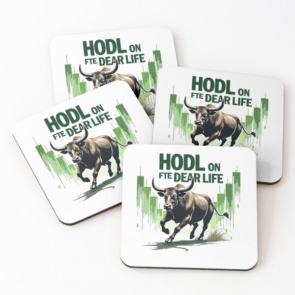 Item preview, Hodl On For The Dear Life Design For Traders designed and sold by UniqueDuoDesign.