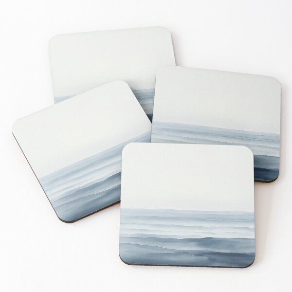 Item preview, Silent Sea Horizon | Minimalist Ocean Landscape designed and sold by solynneart.