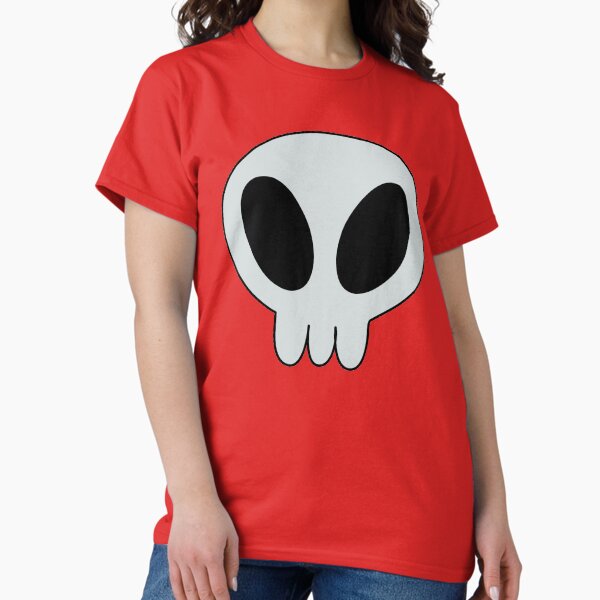 Vista previa del artículo con la obra «Marceline Skull Camiseta», diseñado y vendido por Kudere-Shen-Woo.