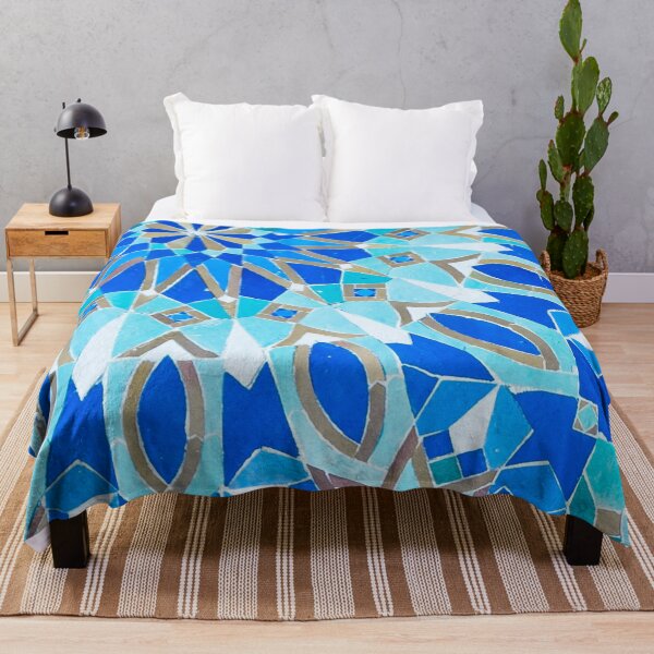 Item preview, Moroccan Tile - Zellige II Cobalt Offset designed and sold by TRVLR Designs.