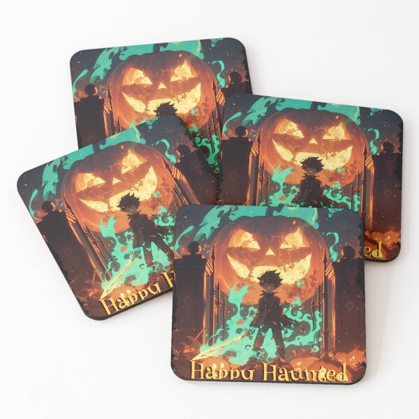 Item preview, Halloween boy in Haunted world - Anime Halloween design designed and sold by TheArtistOf2022.