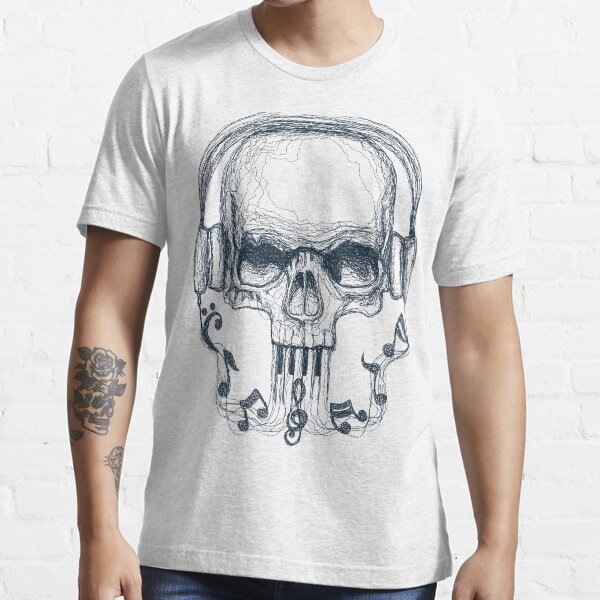 SKULL LINE MUSIC Essential T-Shirt