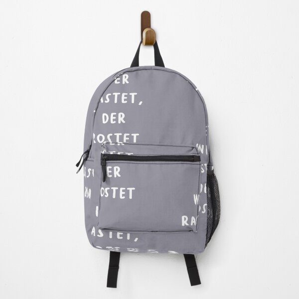 Item preview, "Wer rastet, der rostet." (Who rests, rusts.) | German Phrases | Minimalist Design designed and sold by RM-Journey.