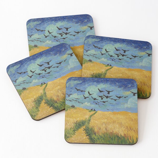 Item preview, Wheat Field and Crows designed and sold by melikekoc.