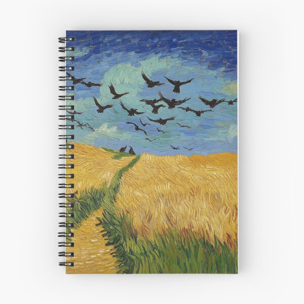 Item preview, Wheat Field and Crows designed and sold by melikekoc.
