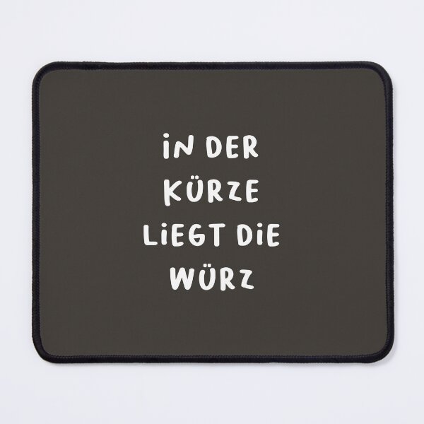 Item preview, "In der Kürze liegt die Würze." (The spice lies in brevity.) | German Phrases | Minimalist Design designed and sold by RM-Journey.